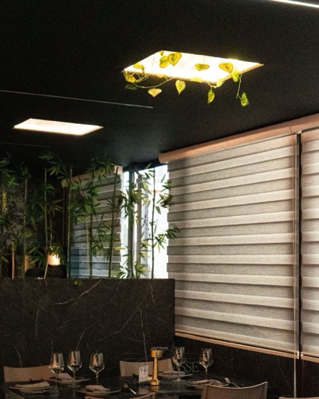 Sala, luci a soffitto &mdash; Prima Classe, scatto di Giesse Agency.